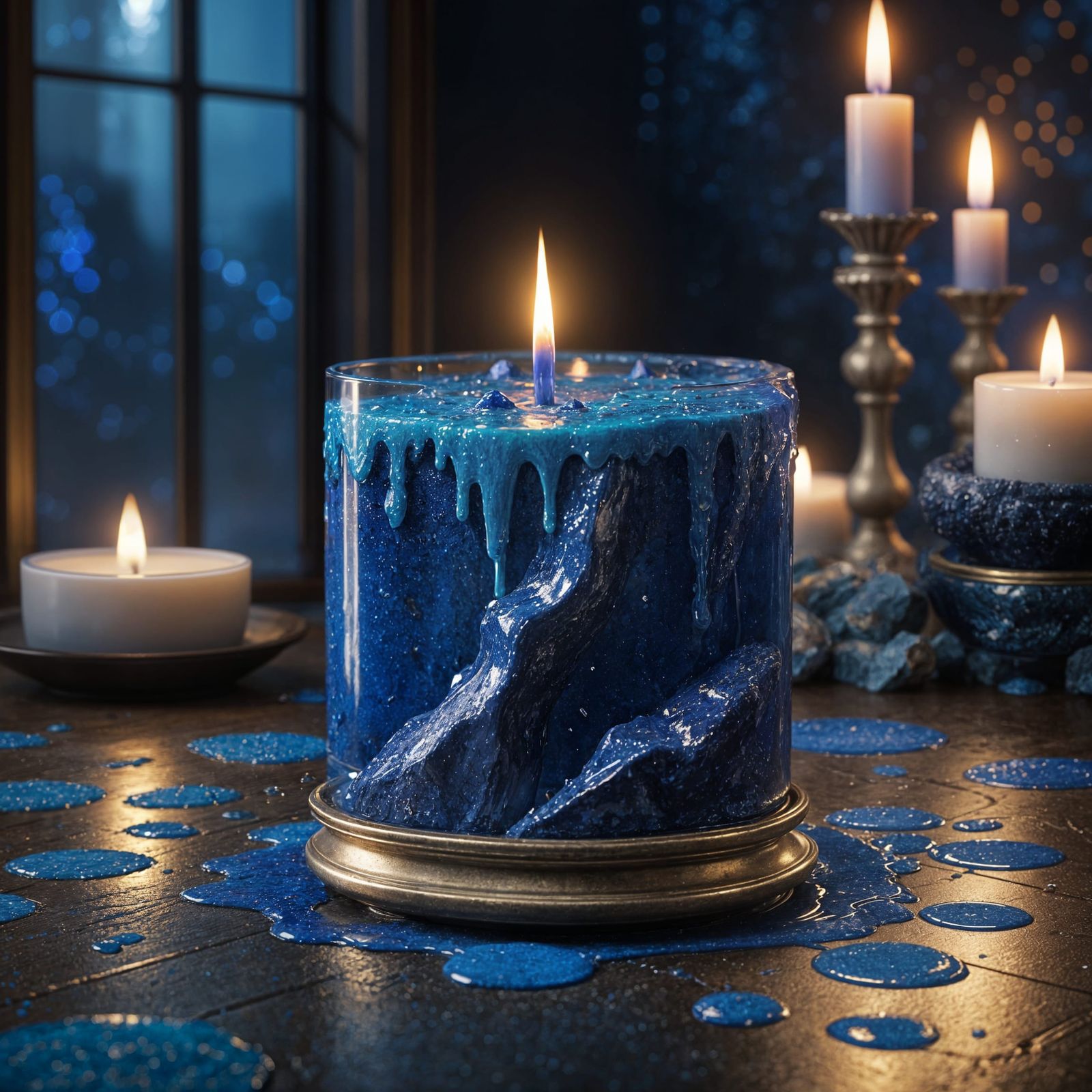 Lapis Lazuli Transforms into Vibrant Blue Liquid in Enchanti...