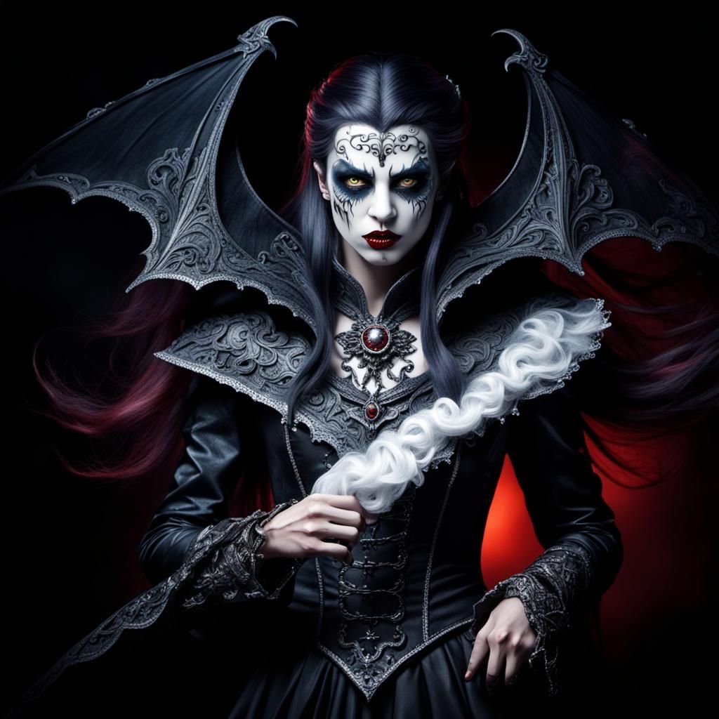 Lady Vampire in Cinematic Splendor