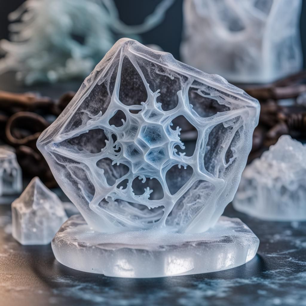 Frozen Eldritch Nightmare in Crystal Clear Ice