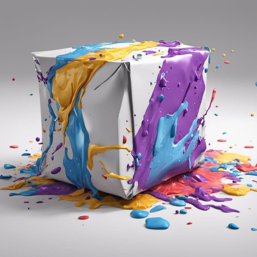 Dramatic Package Collapse in Hyperrealistic Detail