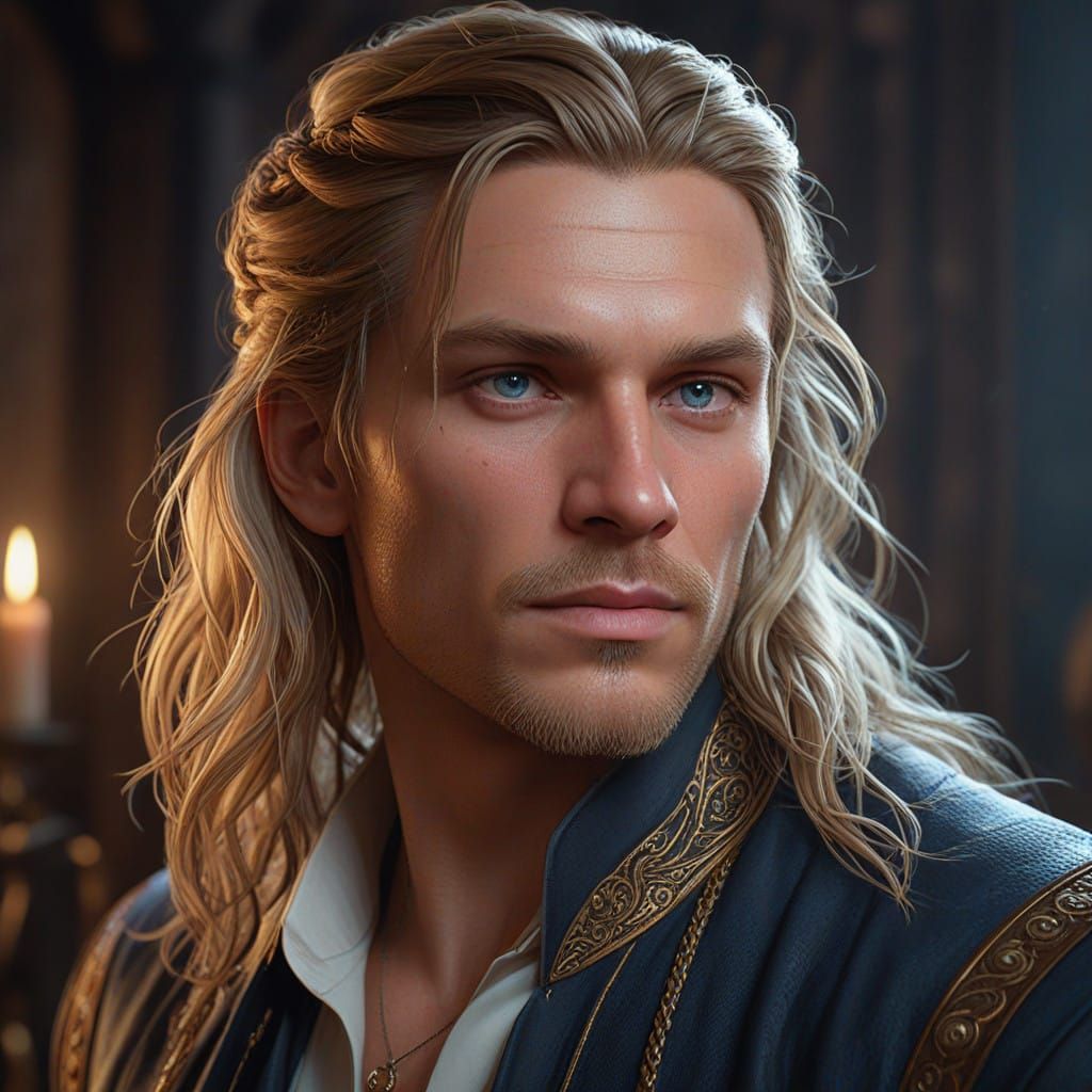 Regal Prince in Mystical Landscapes