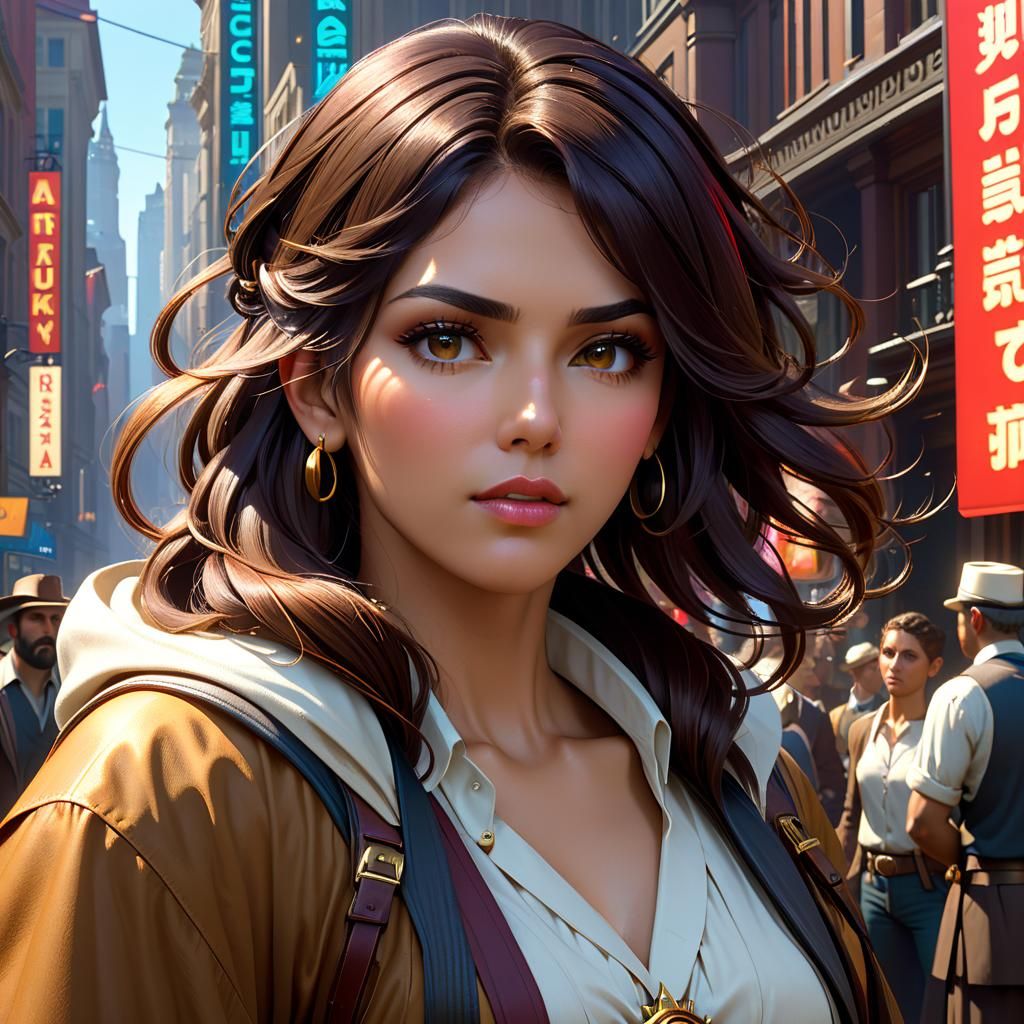 A Mundane Figure in Triadic Hues