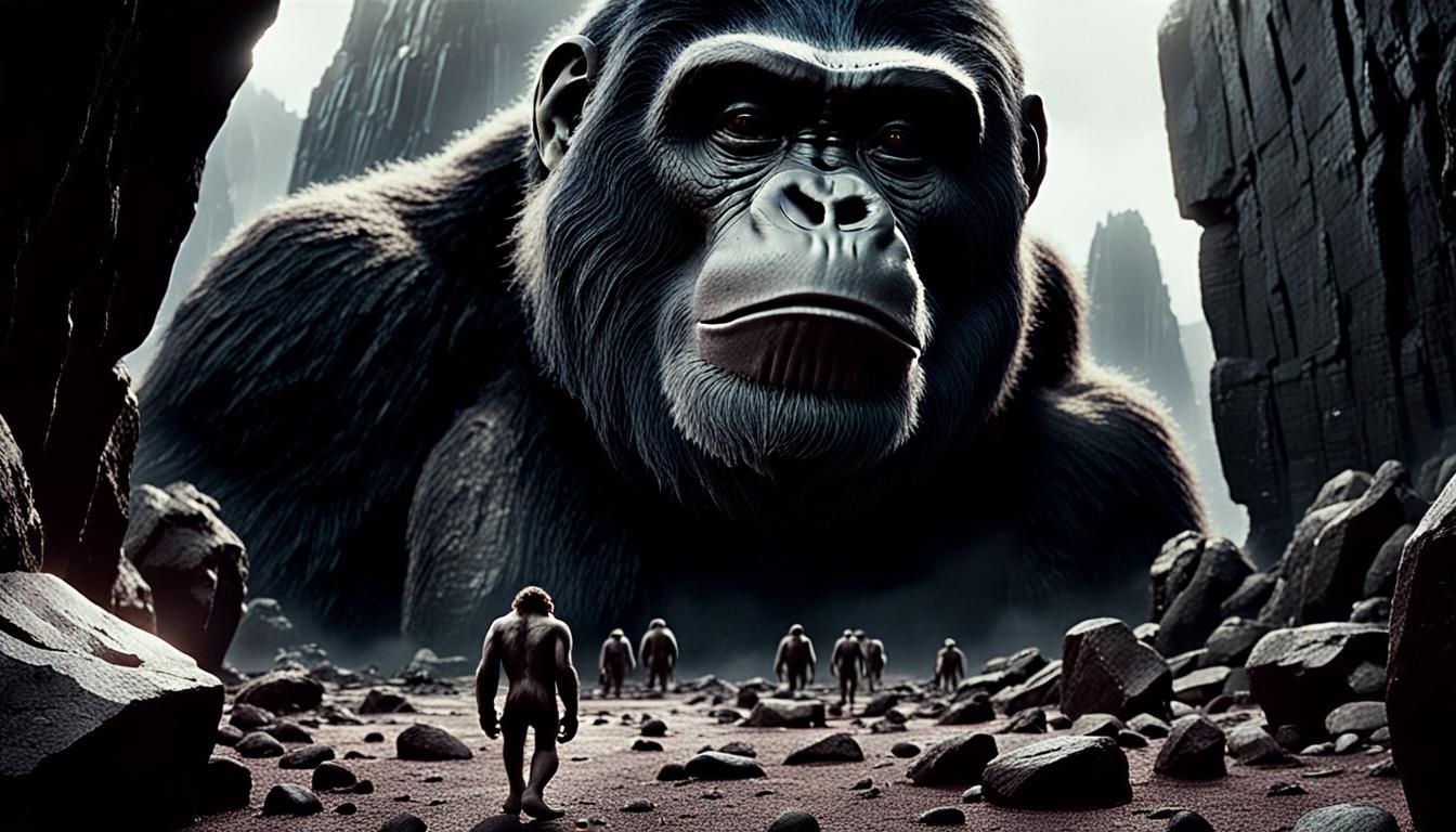 Kubrick-Inspired Epic Clash of King Kong and 2001