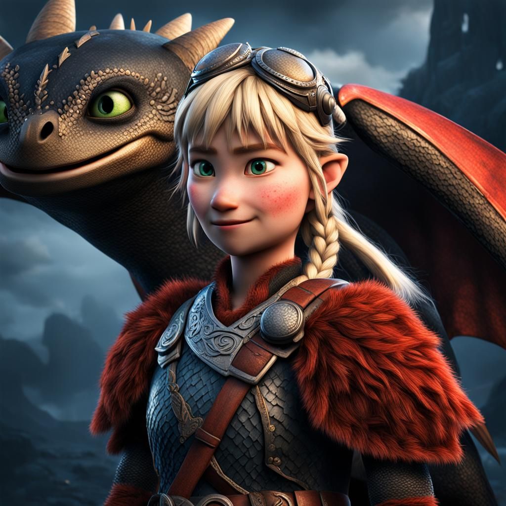 Fierce Viking Warrior from Ancient Legend in Hyperrealistic....