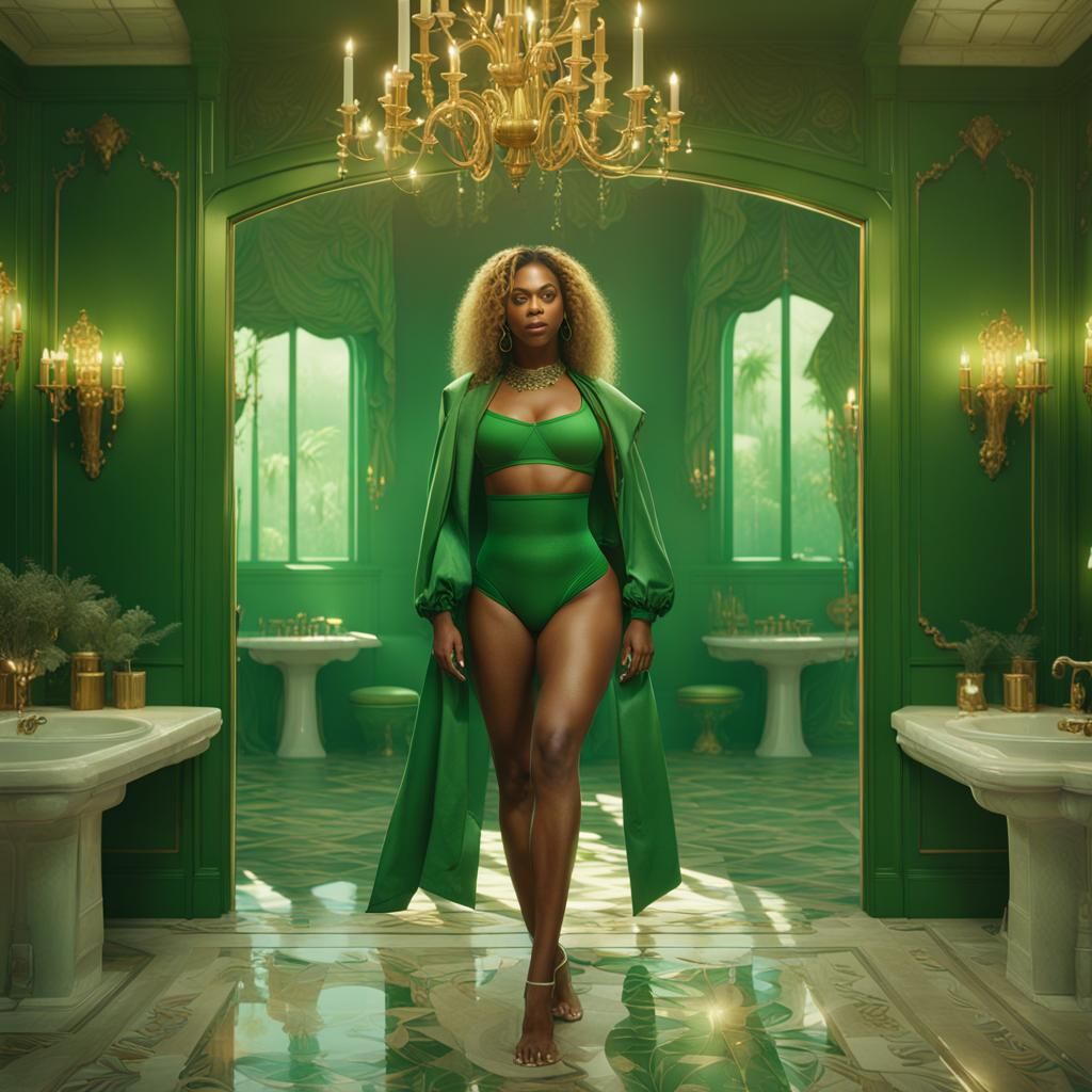 Beyoncé in Enchanted Undergarments, a Fantastical Bathroom S...