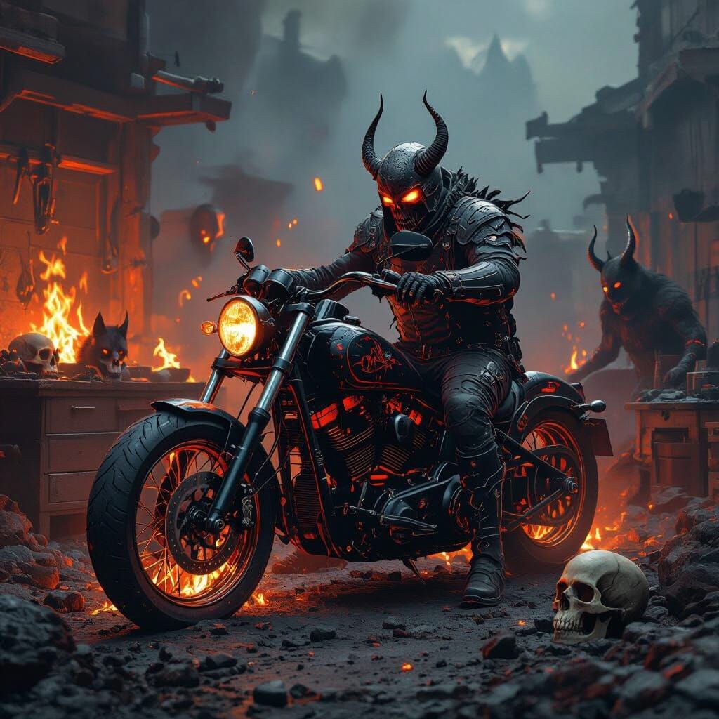 Infernal Garage: Rock Demons Building a Motorcycle