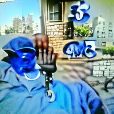 Stereotypical African American Gangster Inspires a Mural