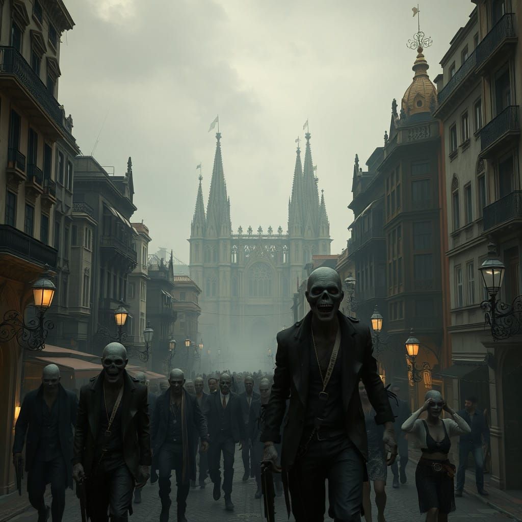 Soulless Wealth in Dystopian Barcelona