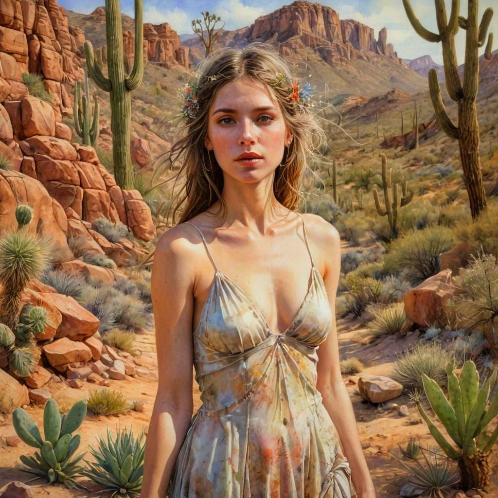 A Dreamy Desert Goddess