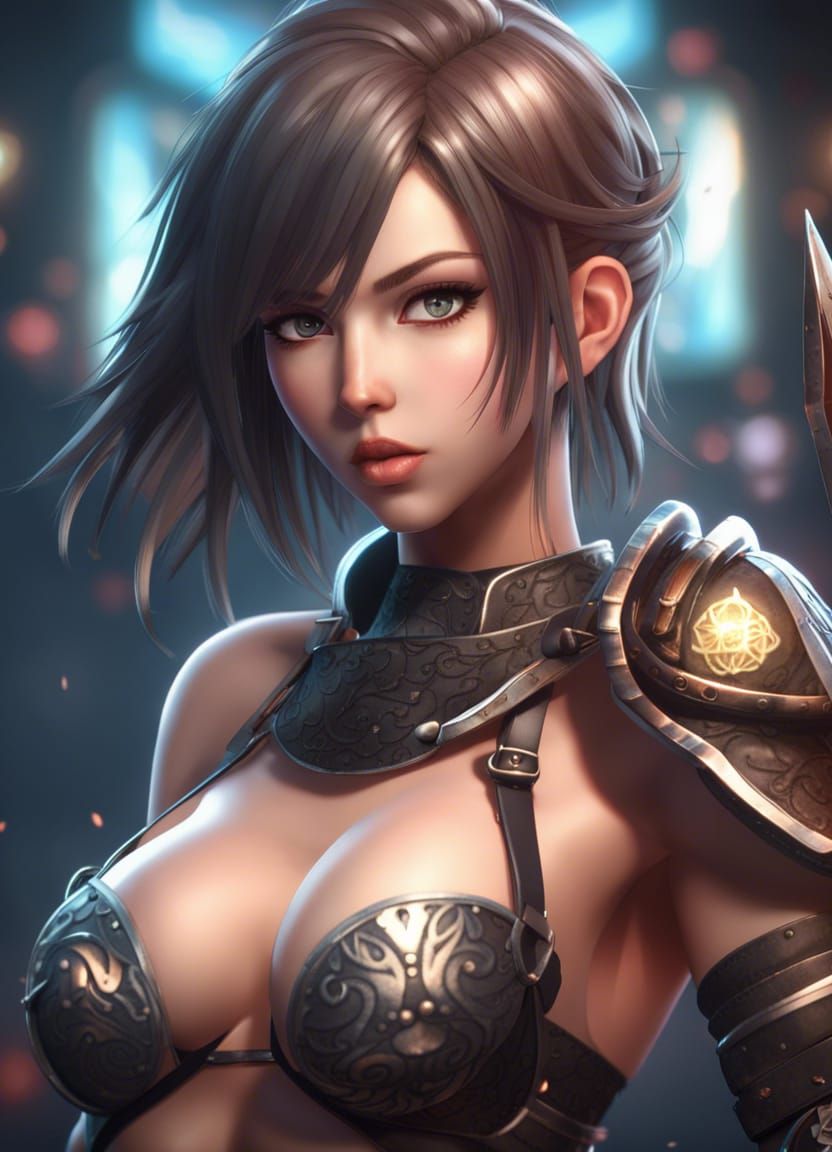 Anime Warrior Goddess in Stunning Concept Art