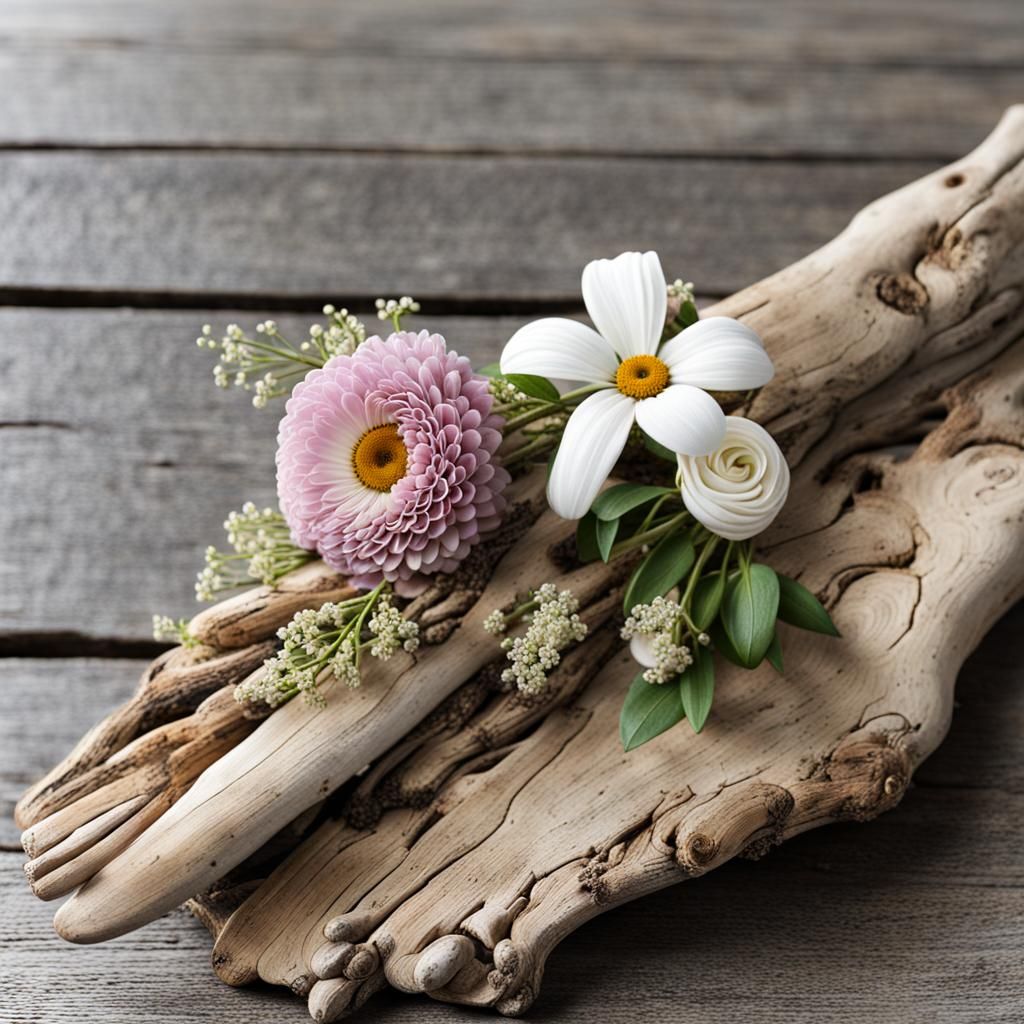 Driftwood Flowers