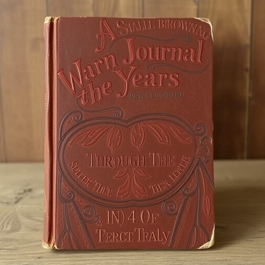 Aged Brown Journal: Cover of Tragedy