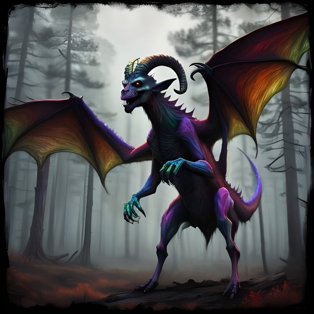 Macabre Psychedelic Spectral Jersey Devil