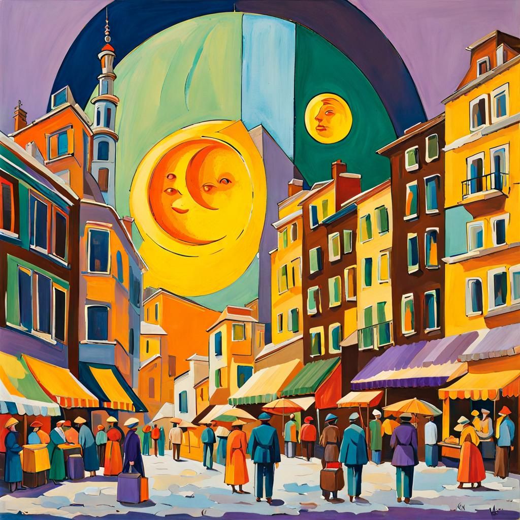 Mechanical Goddess in Pastel Hues