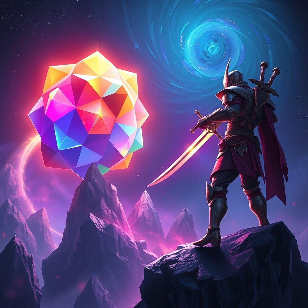 Saber Fights Radiant Blox Fruit Warrior in Epic Side Profile