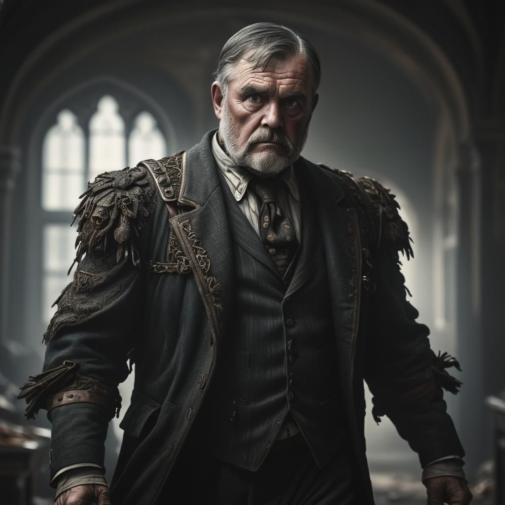 Hyperrealistic Portrait of a Gentleman