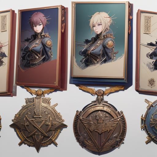 Fantastical Anime Key Visuals in Detailed Matte Painting Sty...