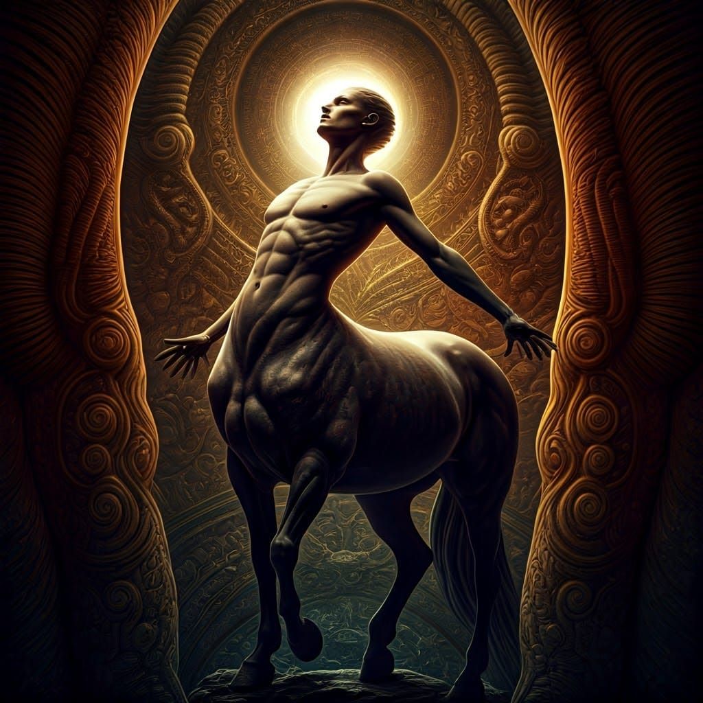 Surreal Centaur Masterpiece Blends Astrophotography and Magi...