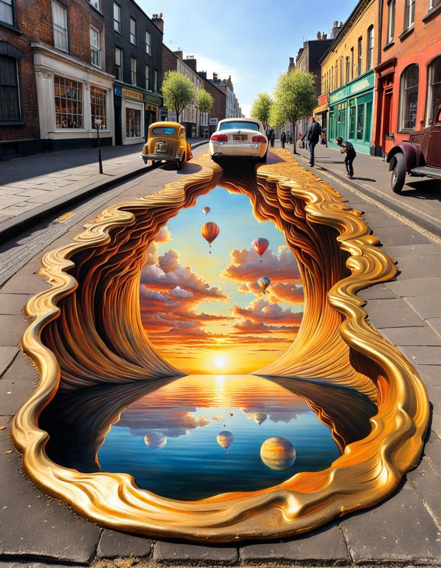 Melted gold