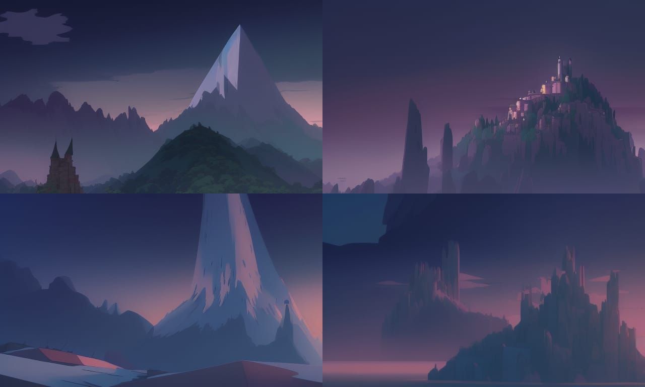 Vibrant Studio Ghibli-Inspired Anime Landscape
