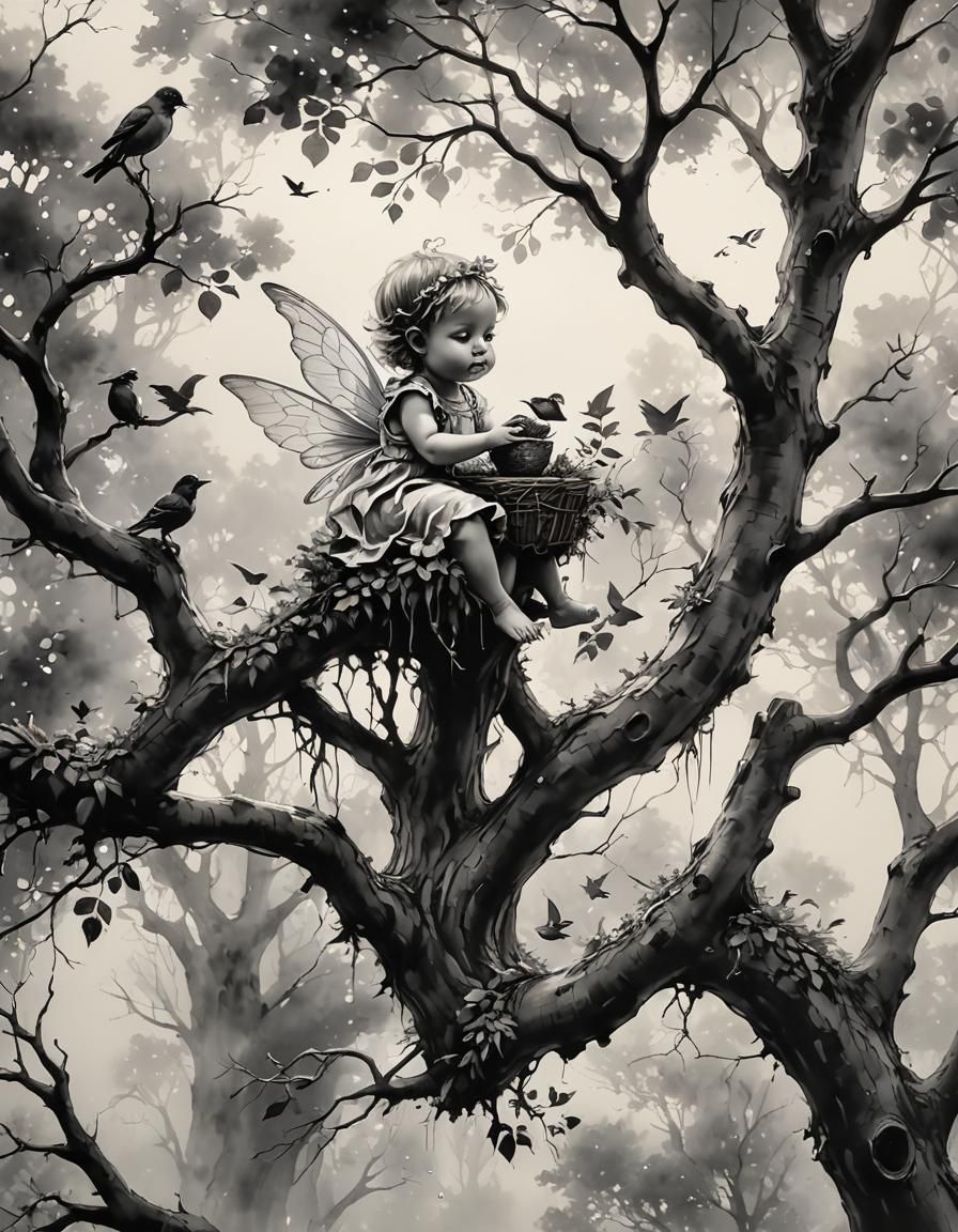 a watercolour black and white hyper realistic canvas art of ...