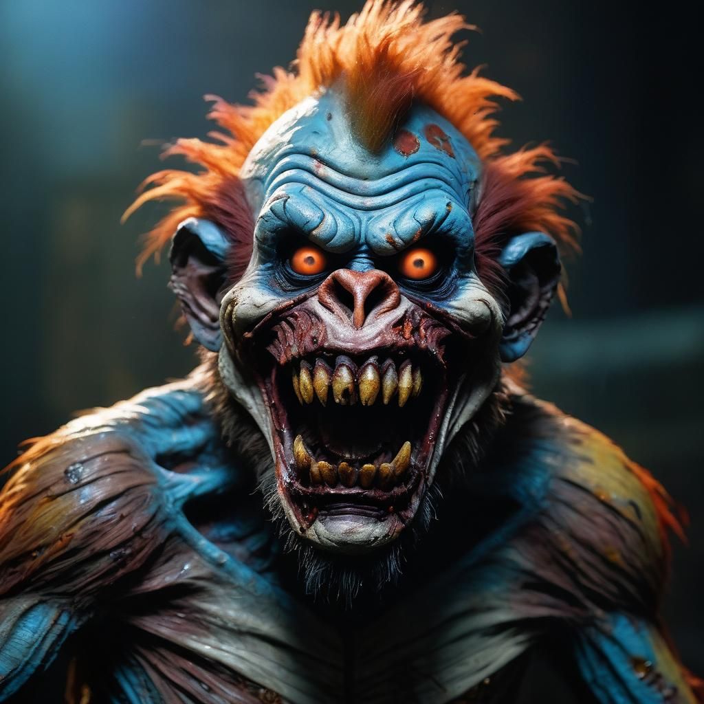 Grotesque Horror Icon in a Cinematic Masterpiece