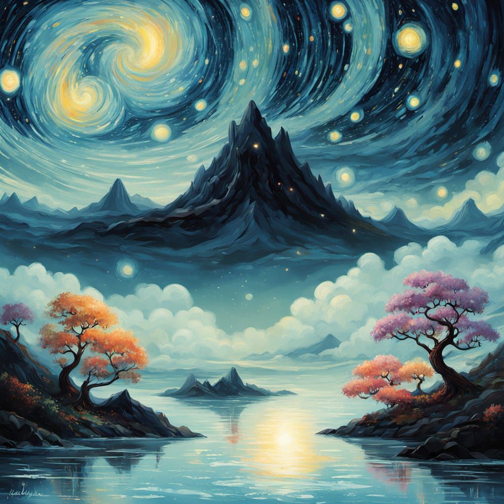 Vibrant Galaxy Whispers