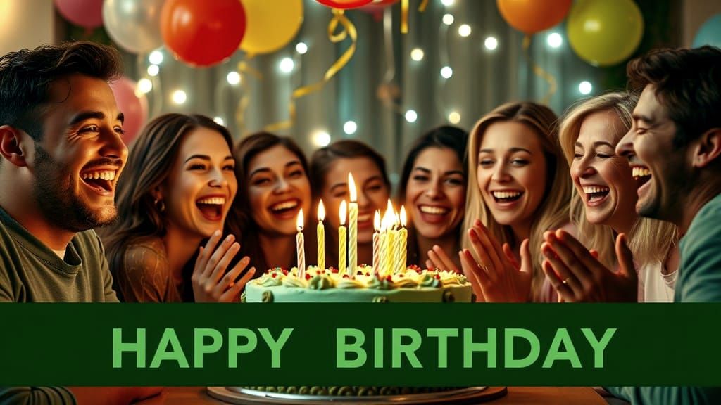 Friends Share Joyful Birthday Celebration