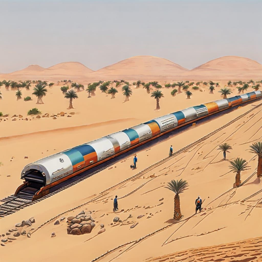 Egyptians Build a Desert Railway
