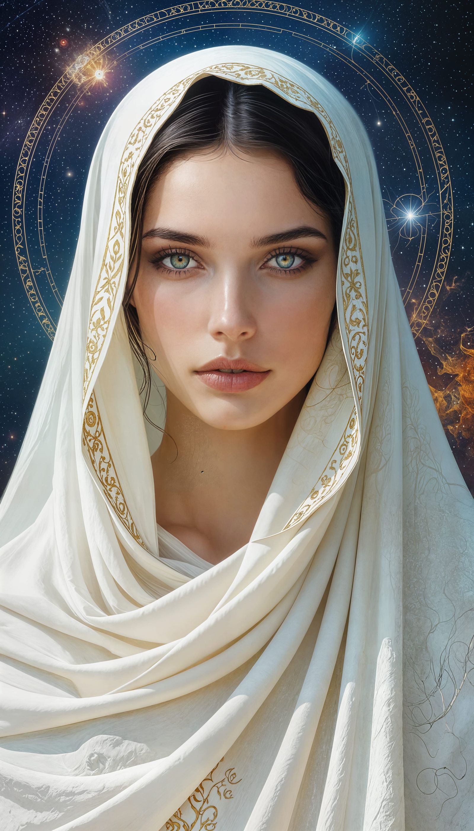 Wisdom Embodied: Solitary Figure in Epochal Grandeur