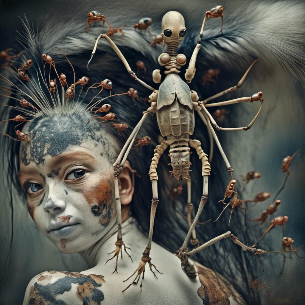 Exotic Aliens in Hyperrealistic Bizarre Magical Realism