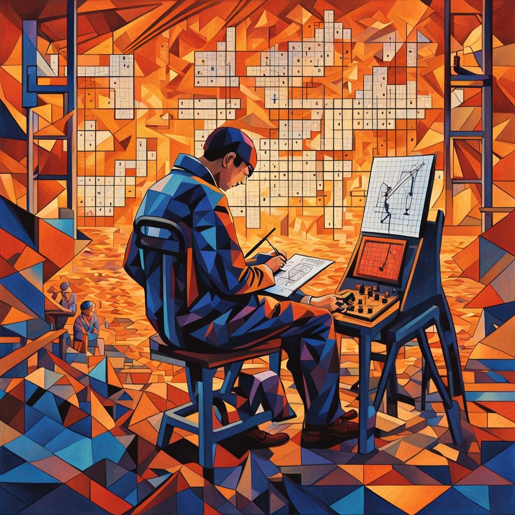 Surreal Geometric Renaissance Awakening