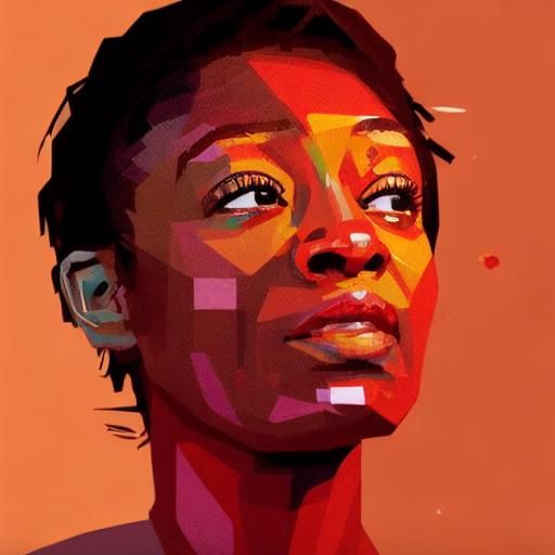 Vibrant WPAP Art in Bold Colors