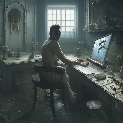 Surreal Darkness Unfolds: A Masterpiece of Madness