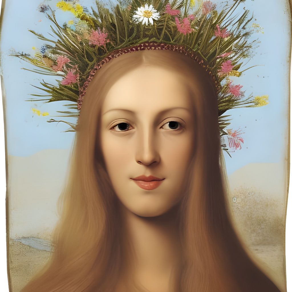 Goddess in Wildflower Crown