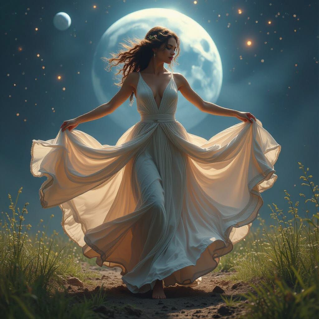 Mother Nature's Cosmic Dance: Earth's Protector