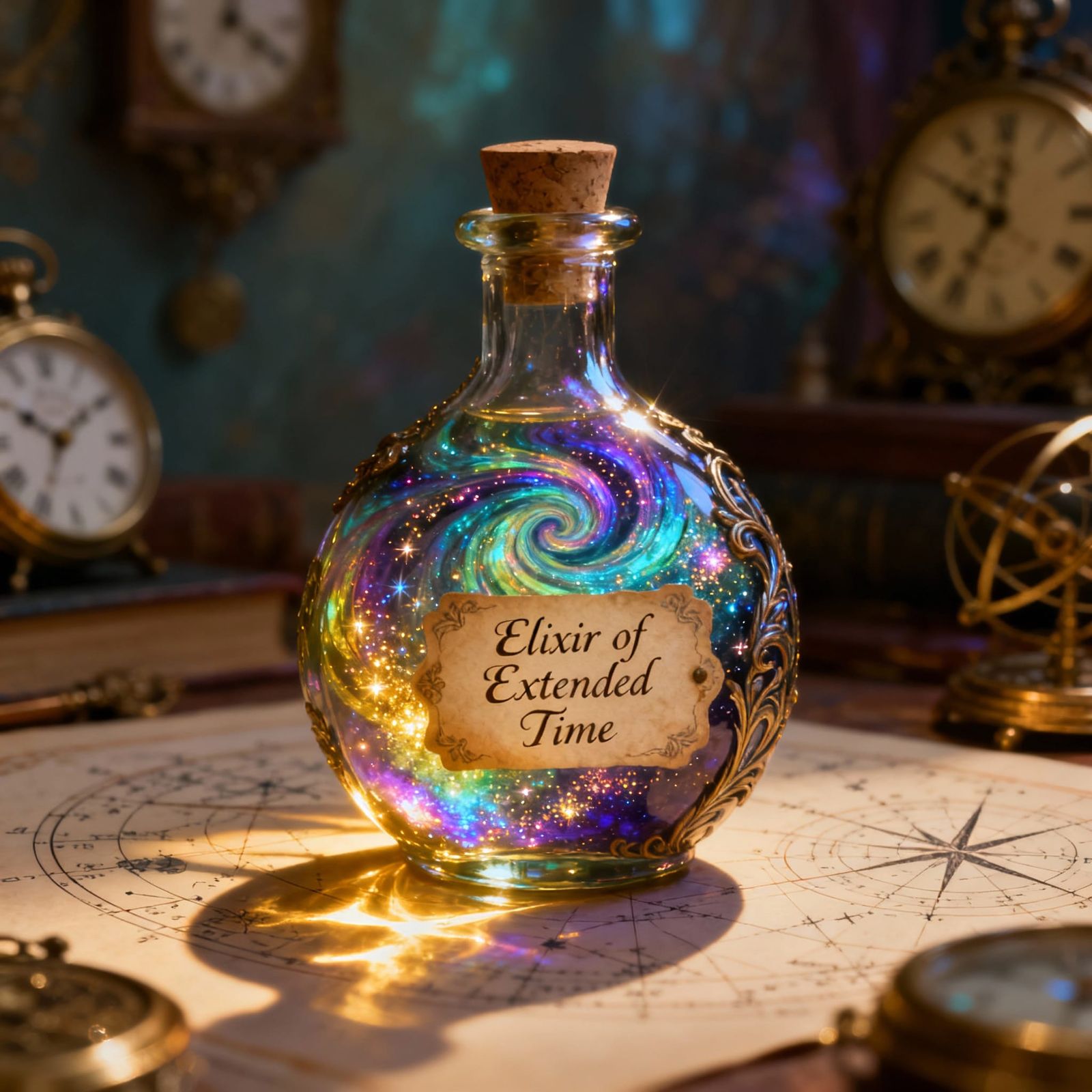Magical Glittery Potion for More Hours in a Day