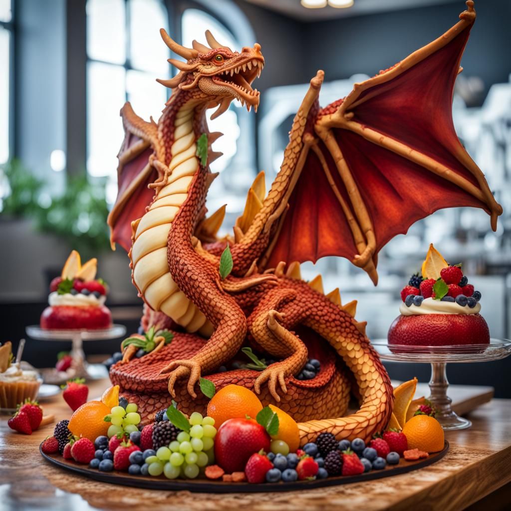 Dragon cake