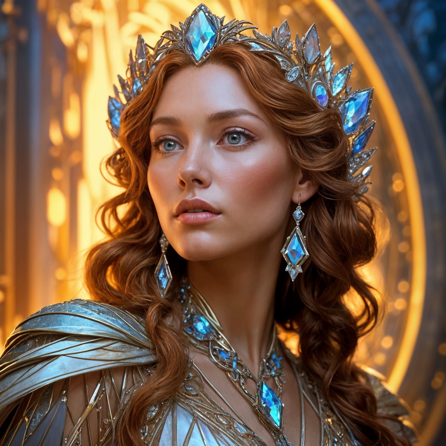 Duchess of Forgotten Realm in Art Nouveau Style