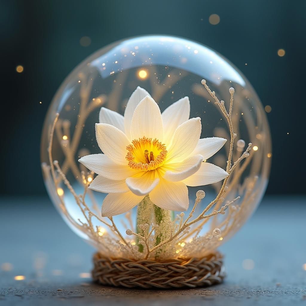 Crystal Sphere Captures the Essence of March