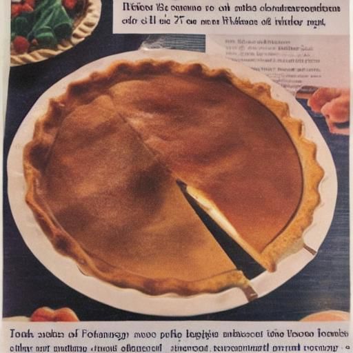 Retro-Style Delightful Pie from 1970s Magazine