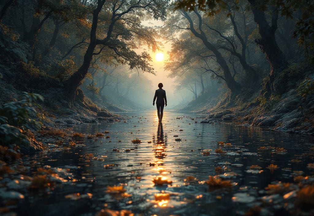 Ethereal Moment of Transcendence in Split-Infinity