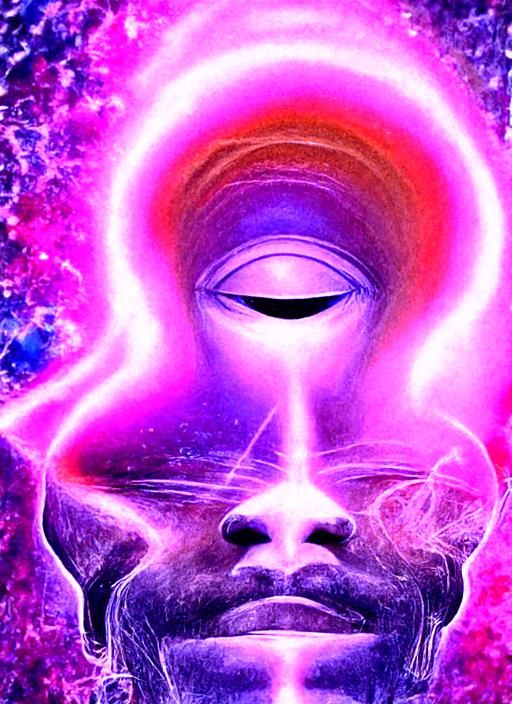 Cosmic Enlightenment in Vibrant Hues