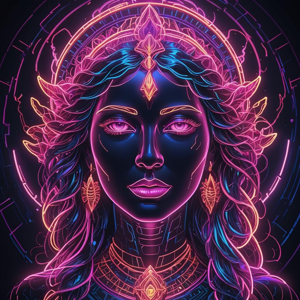 Goddess of Neon Light
