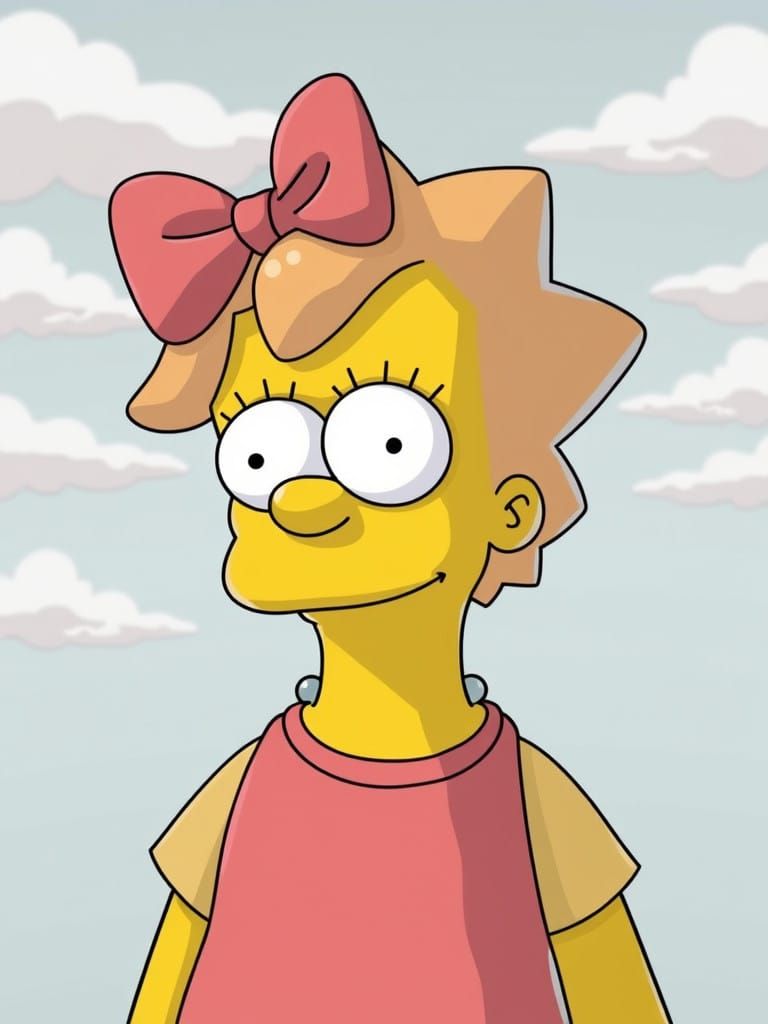 Maggie Simpson in Real Life Setting