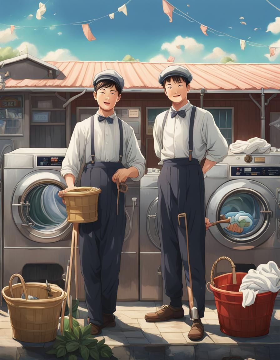 Grand Opening Of The Outdoor Laundromat