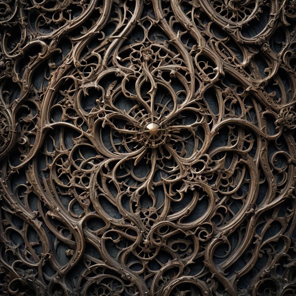 Mysterious Forest Totem in Hyperrealistic Style