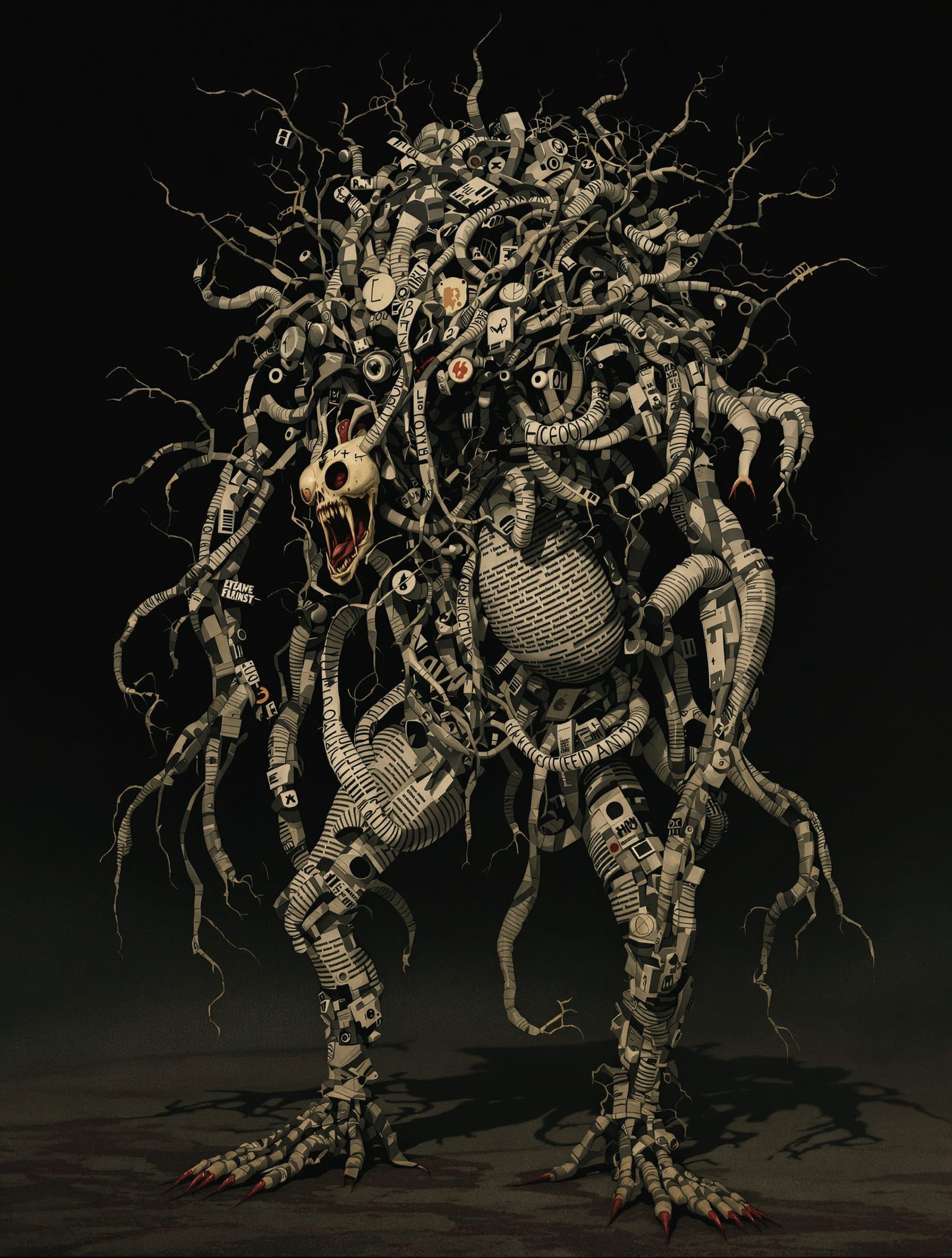 Grotesque Bafflegab Creature Embodiment