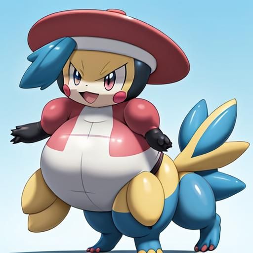 Pokémon Body Transformation in Cartoon Style