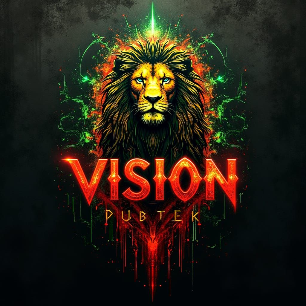 Dark Urban Jungle Aesthetic with Neon Accents and Hybrid Emb...